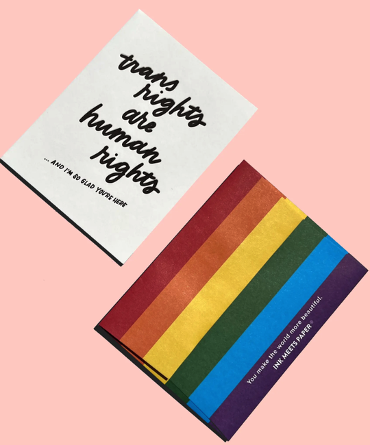 Ink Meets Paper - IMP Trans Rights, Pride Card