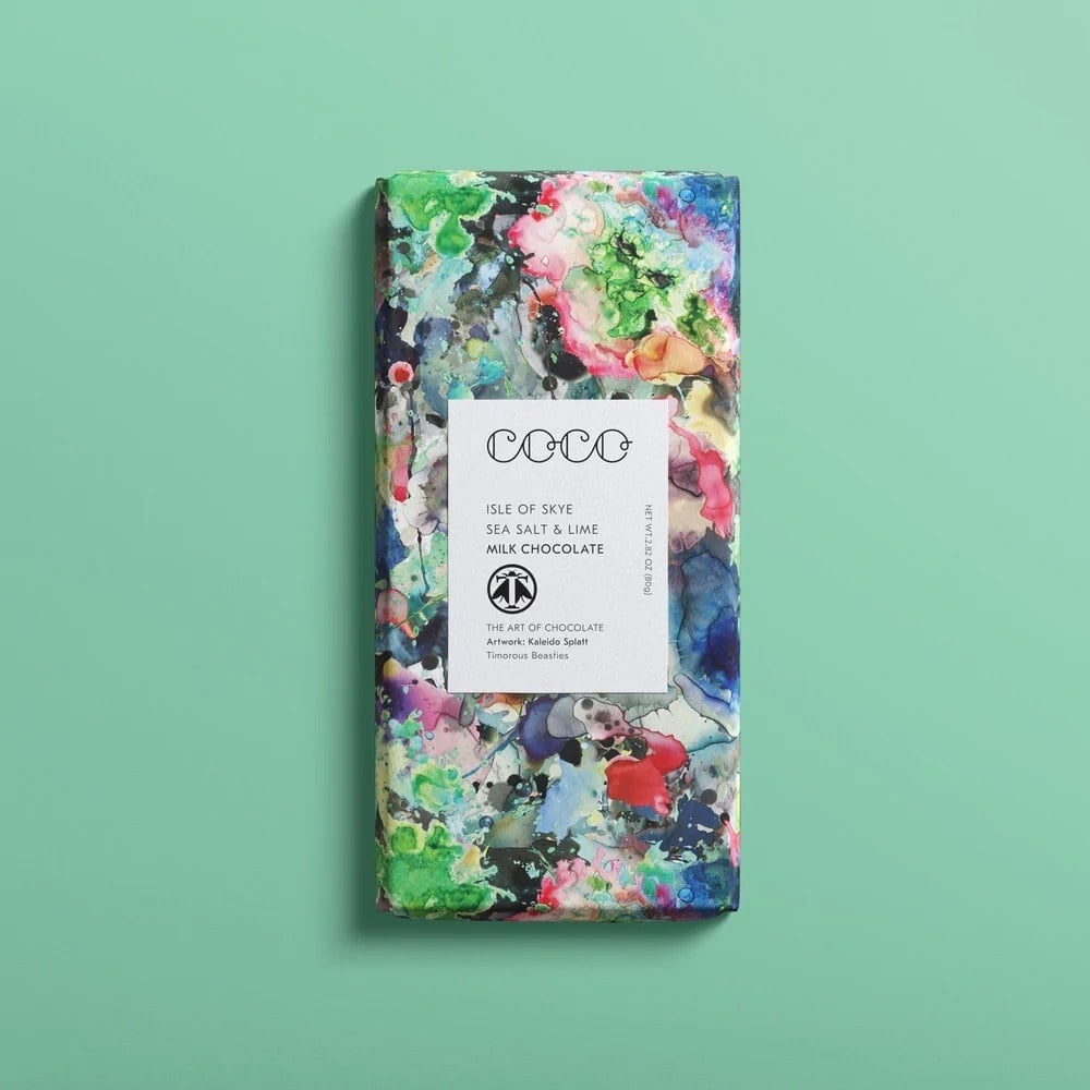 Coco Chocolatier - COCO Coco Chocolatier - Isle of Skye Sea Salt & Lime Chocolate Bar