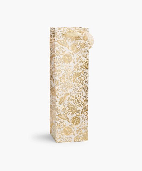 Rifle Paper Co - RP Rifle Paper Co - Gold Pomegranate Wine Gift Bag