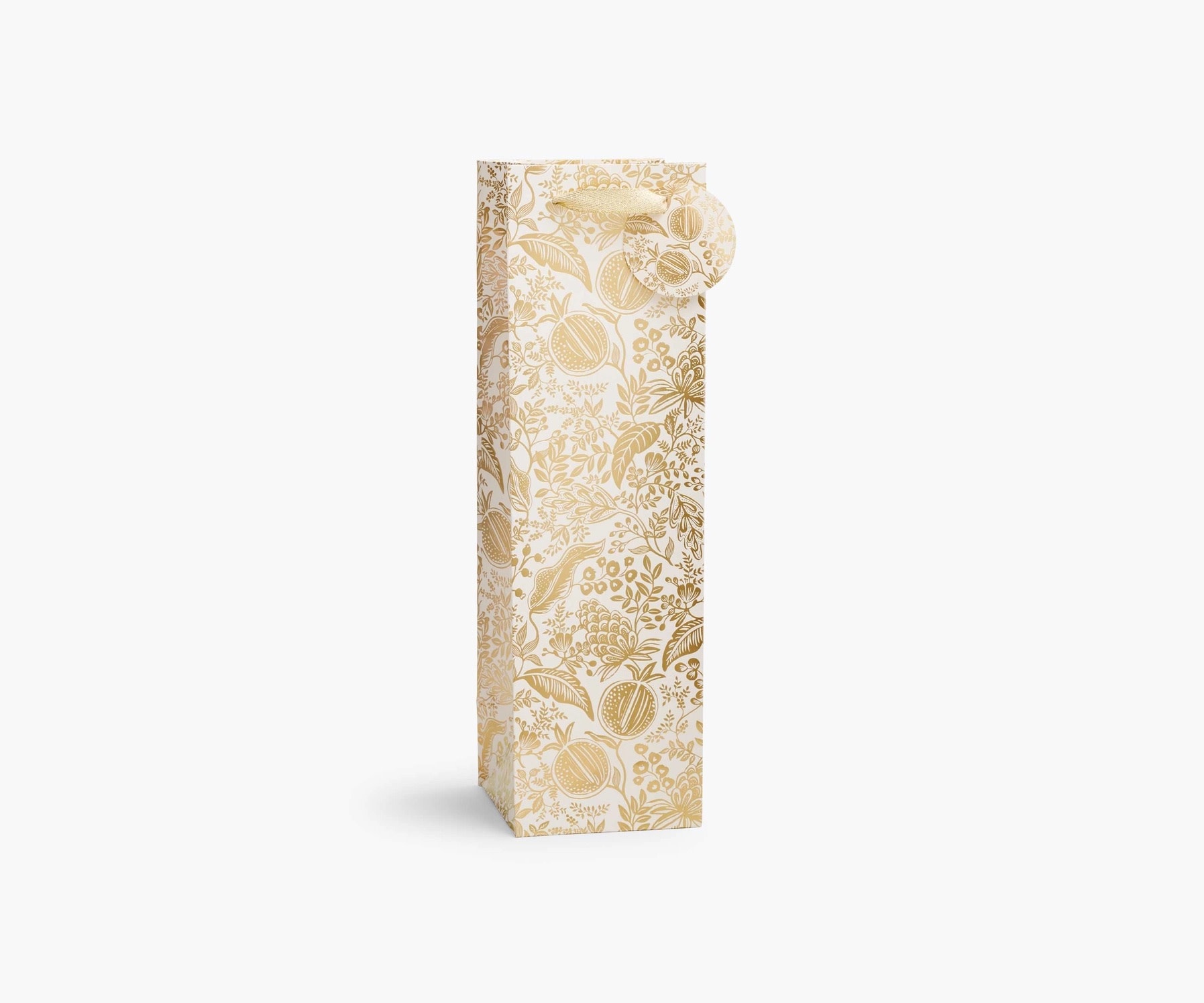 Rifle Paper Co - RP Rifle Paper Co - Gold Pomegranate Wine Gift Bag