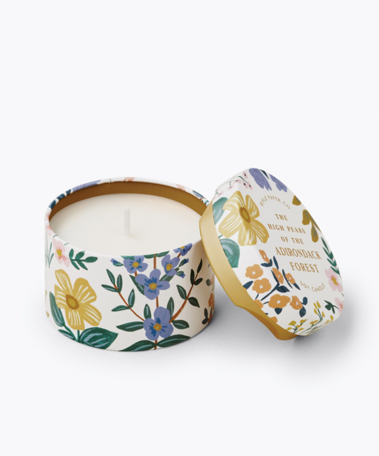 Rifle Paper Co - RP Rifle Paper Co. - The High Peaks of the Adirondack Forest Travel Tin Candle