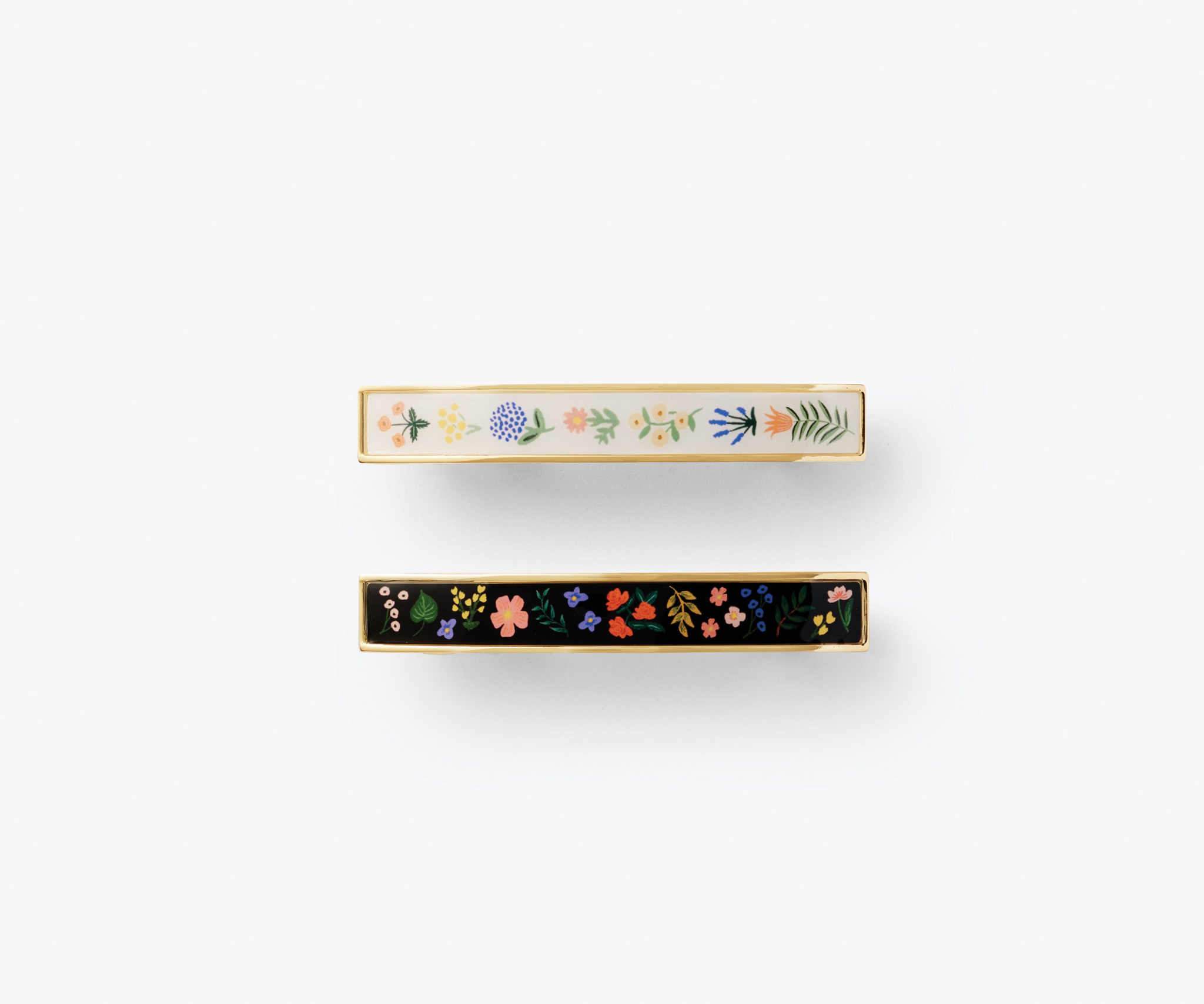 Rifle Paper Co - RP Rifle Paper Co. - Menagerie Garden Enamel Hair Clip Duo