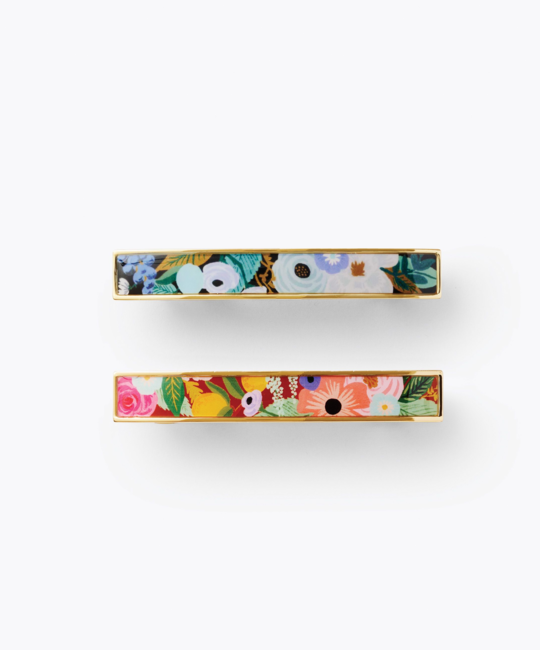 Rifle Paper Co - RP Rifle Paper Co.- Garden Party Enamel Hair Clip Duo