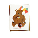 Rifle Paper Co - RP Rifle Paper Co. - Bear Eating Cake Birthday Card