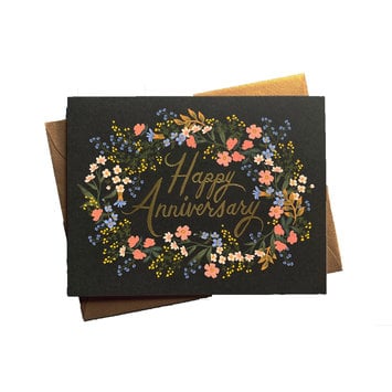 Rifle Paper Co - RP Rifle Paper Co. - Anniversary Wreath Card