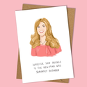 Middle Mouse - MIM Orange New Pink Elle Woods Card