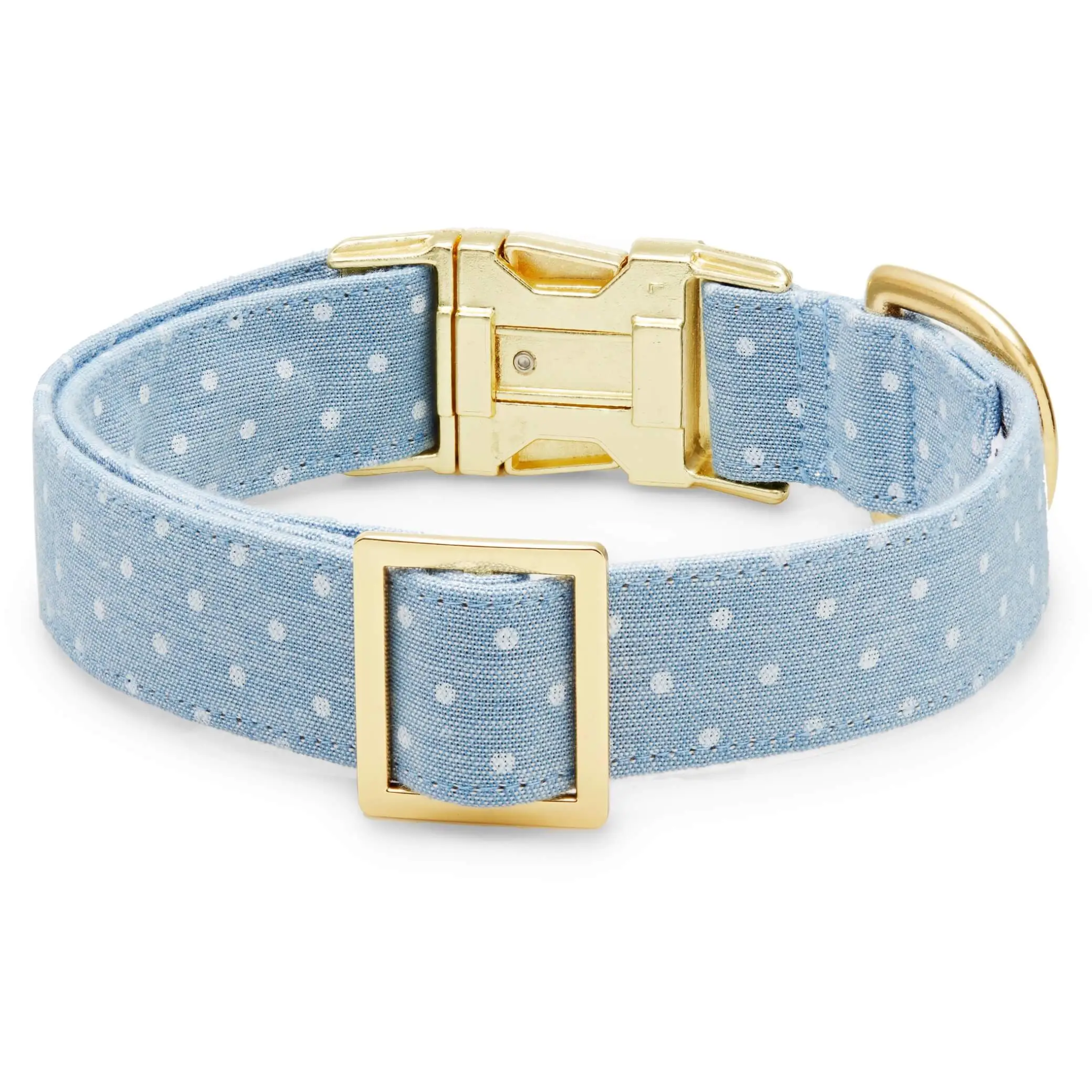 The Foggy Dog - TFD TFD AC - Chambray Dots Dog Collar