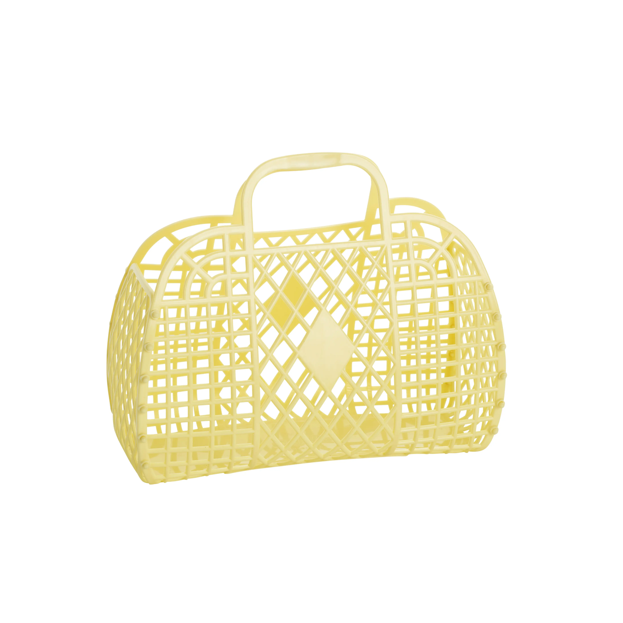 Sun Jellies SJ BA - Small Retro Basket Jelly Bag, Yellow