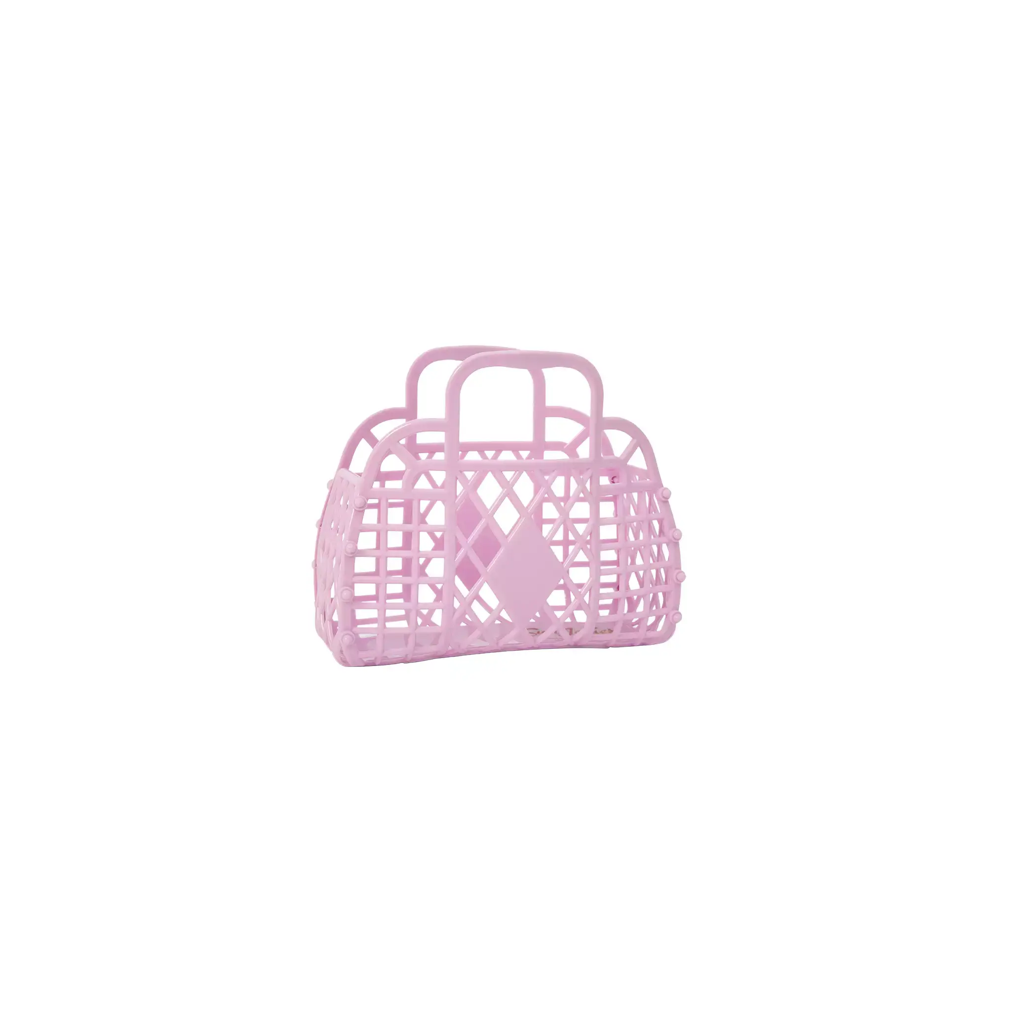 Sun Jellies SJ BA - Mini Retro Basket Jelly Bag, Lilac