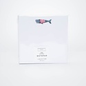 E. Frances Paper Studio - EF E. Frances - Stripey Whale Notepad 6 x 6 Inch