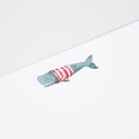 E. Frances Paper Studio - EF E. Frances - Stripey Whale Notepad 6 x 6 Inch
