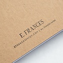 E. Frances Paper Studio - EF E. Frances - Stripey Whale Notepad 6 x 6 Inch