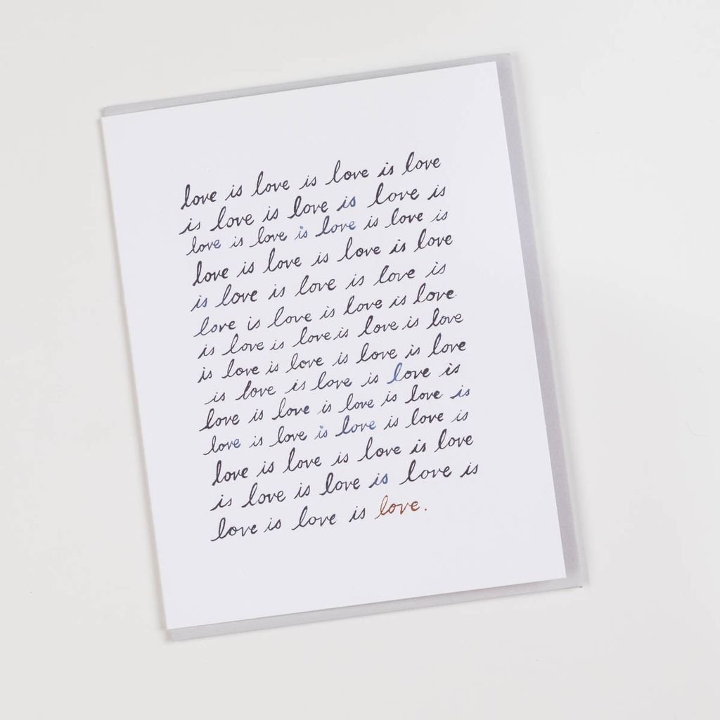 E. Frances Paper Studio - EF Love is Love Card