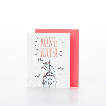 Ladyfingers Letterpress - LF LFGCCO0002 - Kong Rats