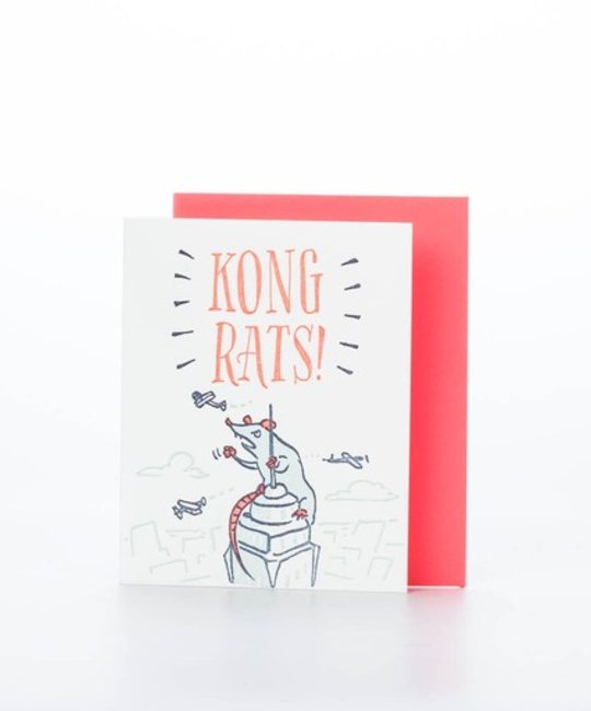 Ladyfingers Letterpress - LF LFGCCO0002 - Kong Rats