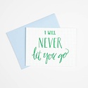 Gus and Ruby Letterpress - GR GRGCLO0004 - Never Let You Go