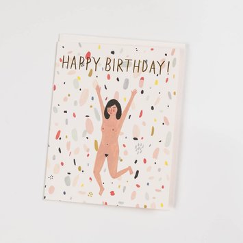 Red Cap Cards - RCC Birthday Suit Foil Card
