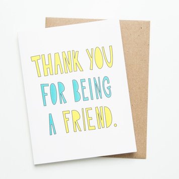 Near Modern Disaster - NMD NMDGCTY0001 - Thank You For Being a Friend