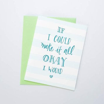 Gus and Ruby Letterpress - GR GRGCSY0001 - Make it all Okay
