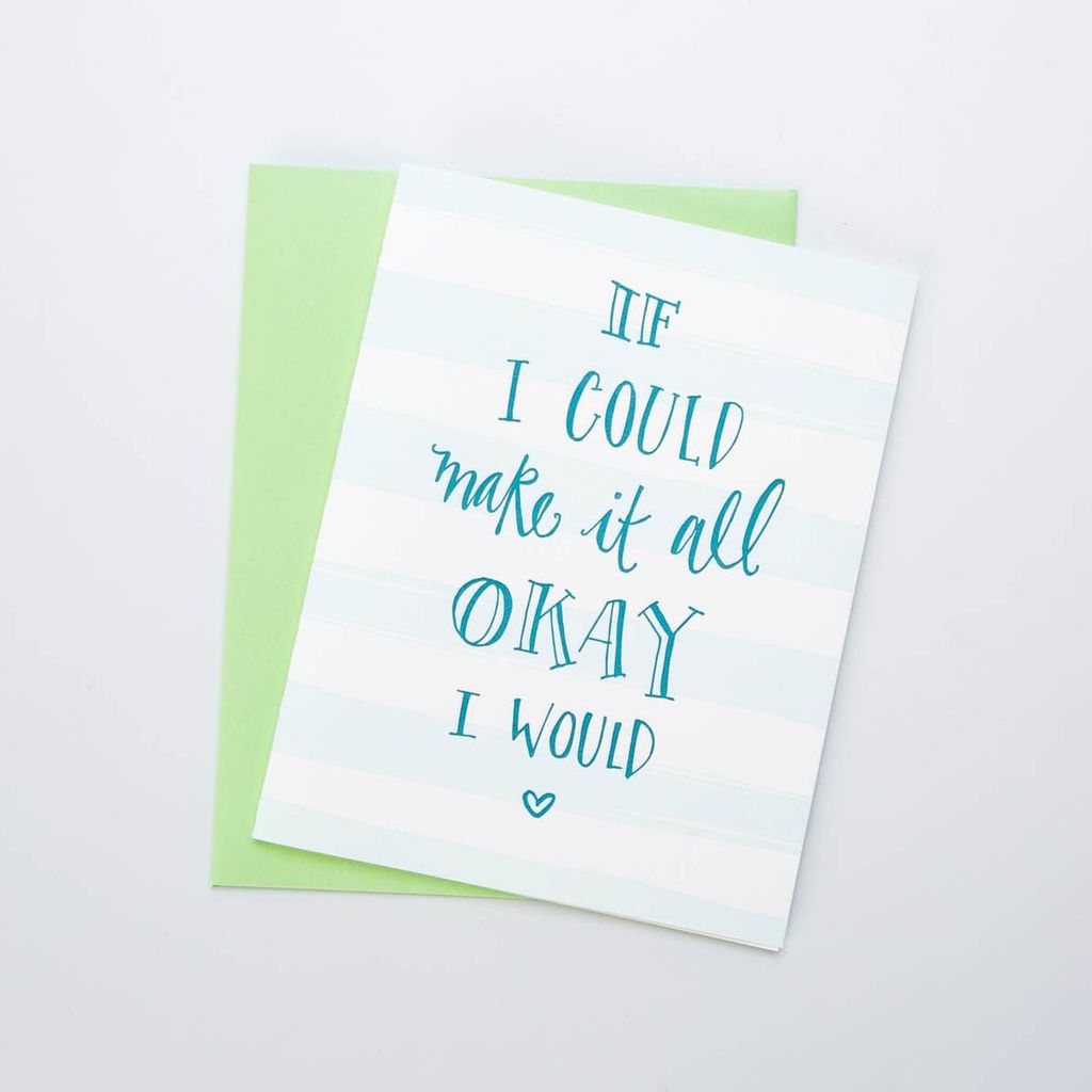 Gus and Ruby Letterpress - GR GRGCSY0001 - Make it all Okay