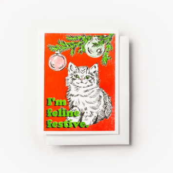 Yellow Owl Workshop - YOW Yellow Owl Workshop - Feline Festive Card