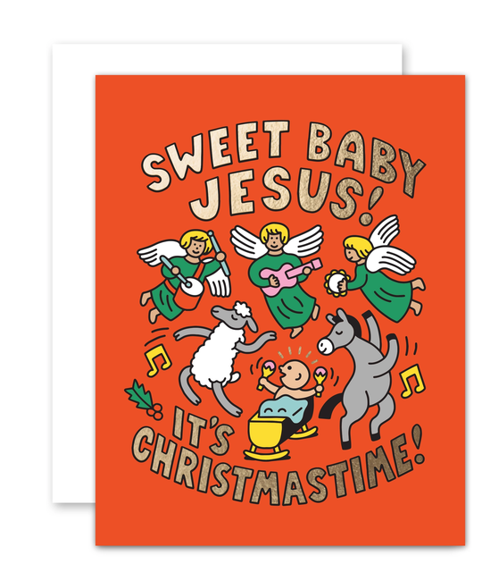 The Social Type - TST Sweet Baby Jesus! Christmas Card