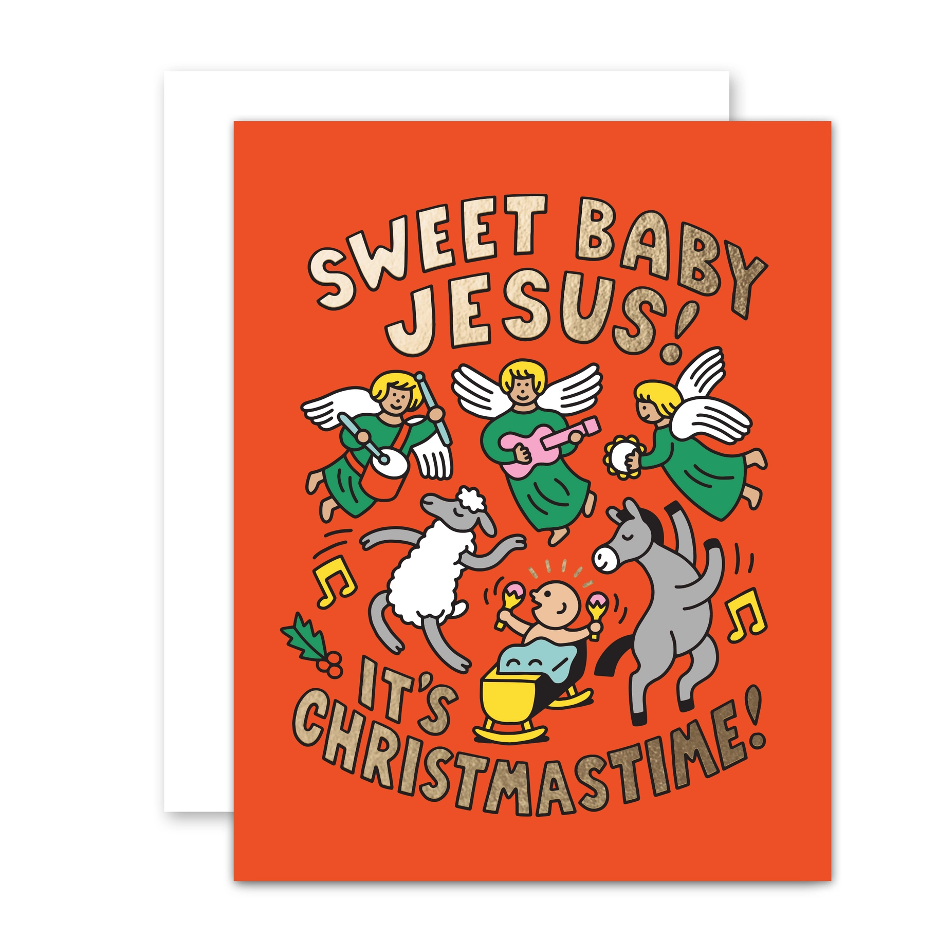 The Social Type - TST Sweet Baby Jesus! Christmas Card
