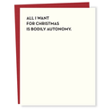 Sapling Press - SAP Bodily Autonomy Card Christmas Card