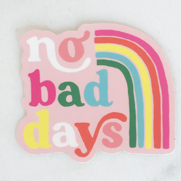 Idlewild Co - ID No Bad Days Die-Cut Sticker