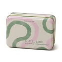 Paddywax - PA Pink & Green Squiggle Tin, Misted Lime