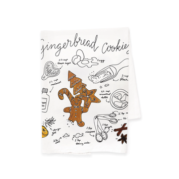 Wild Ink Press - WI Gingerbread Cookies Tea Towel