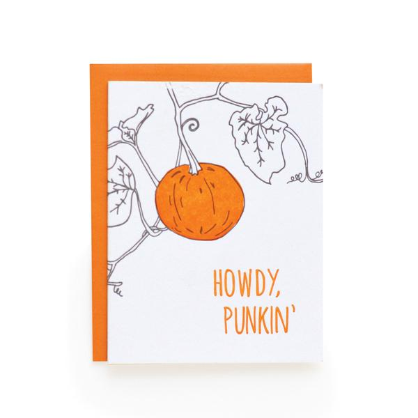 Wild Ink Press - WI Howdy Pumpkin Card