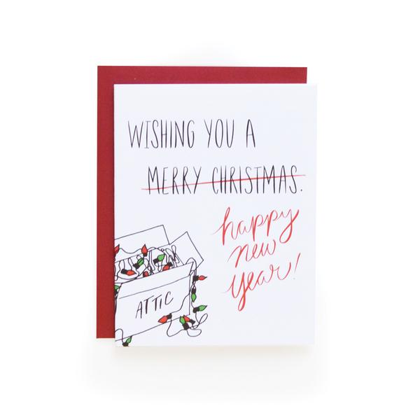 Wild Ink Press - WI Merry Christmas / Happy New Year Holiday Card