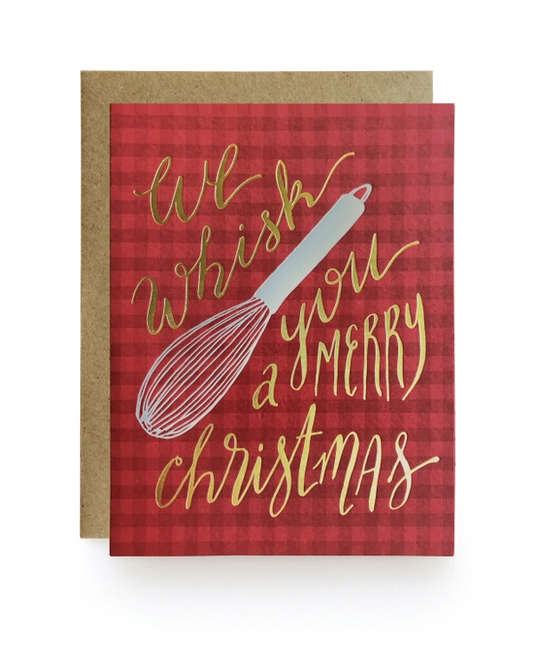 Wild Ink Press - WI Whisk You Boxed Noteset, Set of 6 Holiday Cards