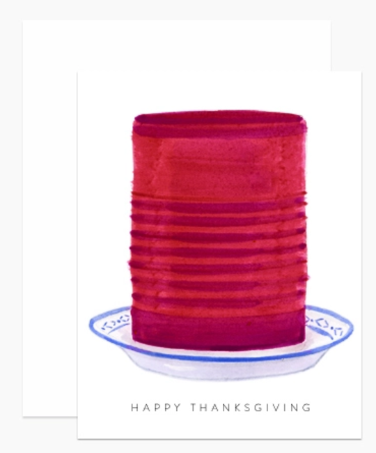 Dear Hancock - DH Cranberry Sauce Thanksgiving Card