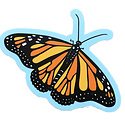 Noteworthy Paper and Press - NPP Monarch Butterfly Sticker
