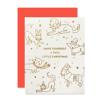 The Social Type - TST Hairy Little Christmas Boxed Noteset, Set of 6