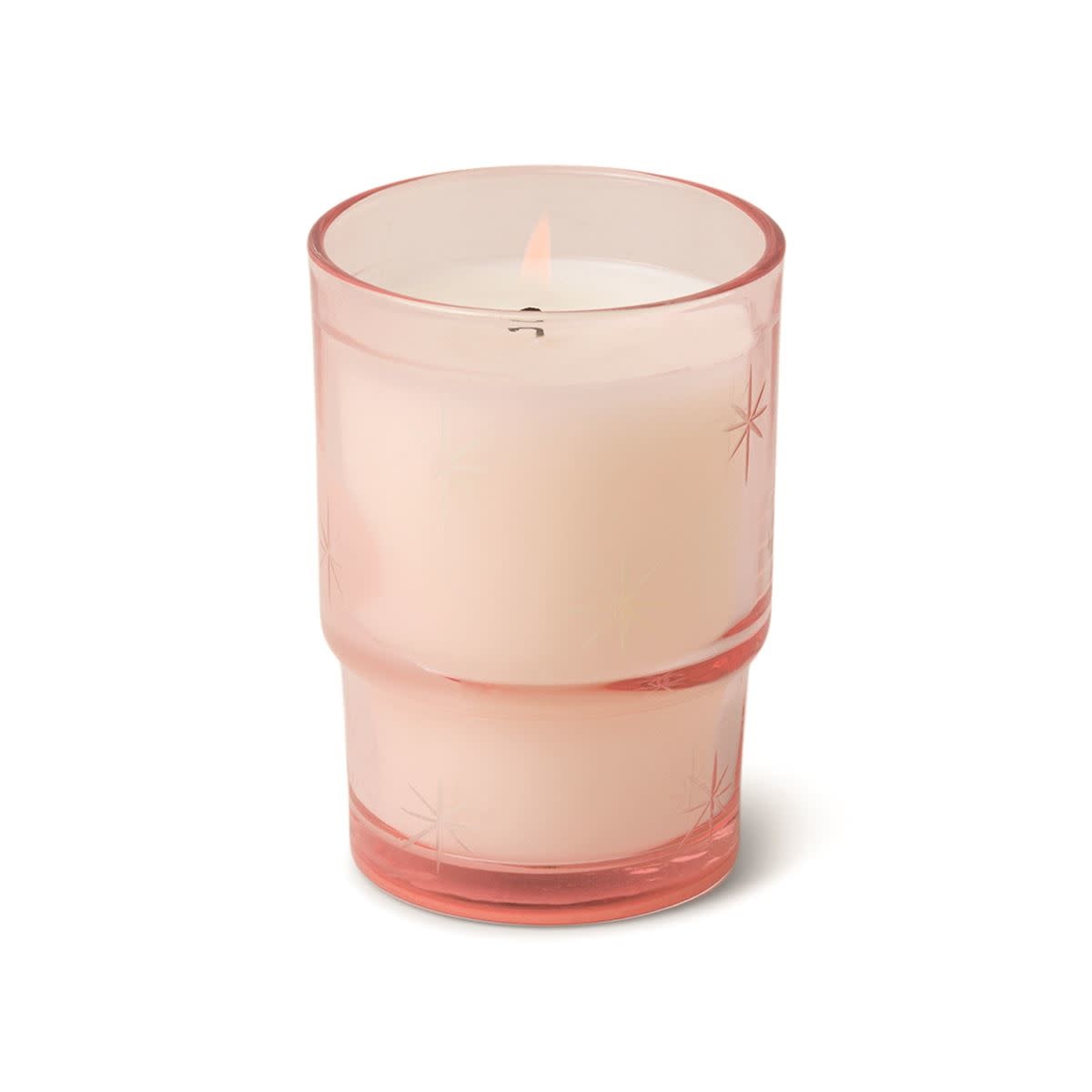 Paddywax - PA Noel Etched Vintage Glassware Candle, Cranberry Rose