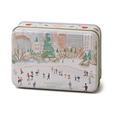 Paddywax - PA Christmas Tin Candle - Ice Skating Scene, Mistletoe + Mint 5 oz.