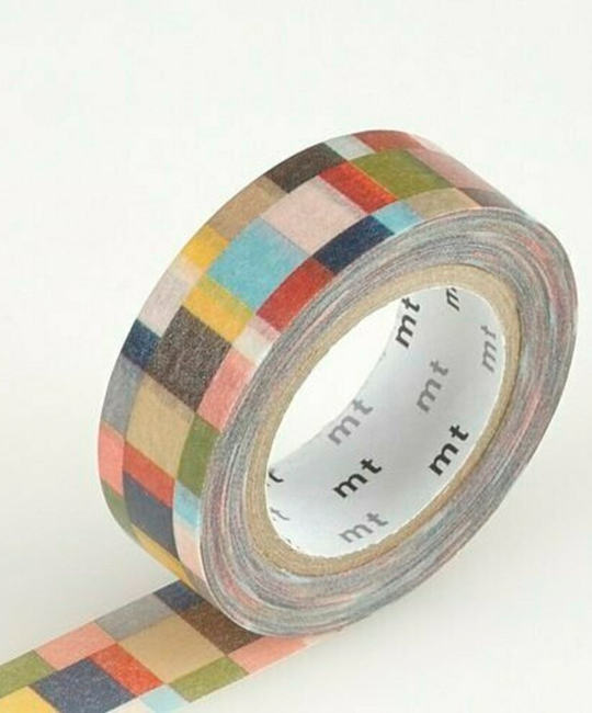 Sweet Bella LLC - SWB 1 meter roll washi tape, mosaic greyish