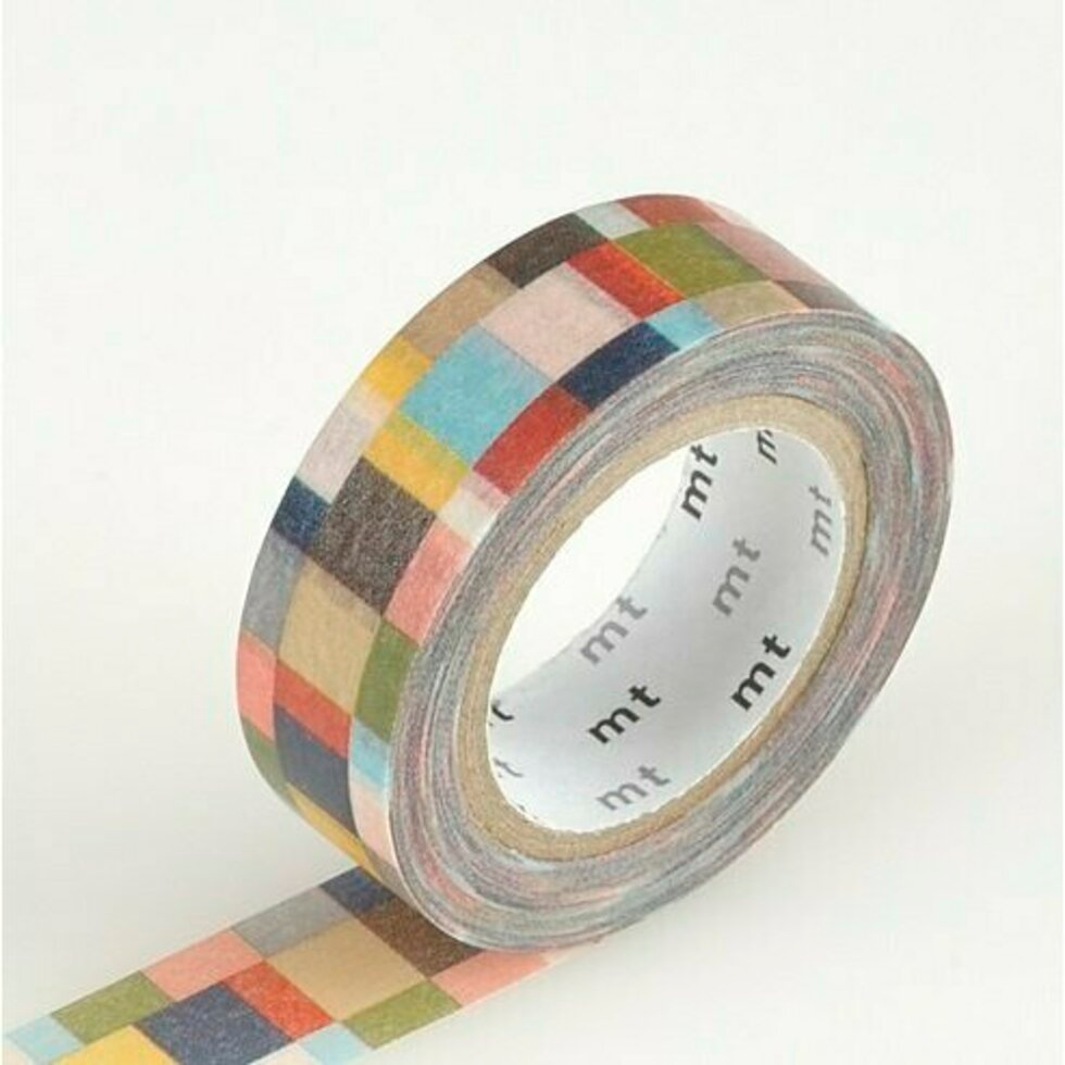 Sweet Bella LLC - SWB 1 meter roll washi tape, mosaic greyish