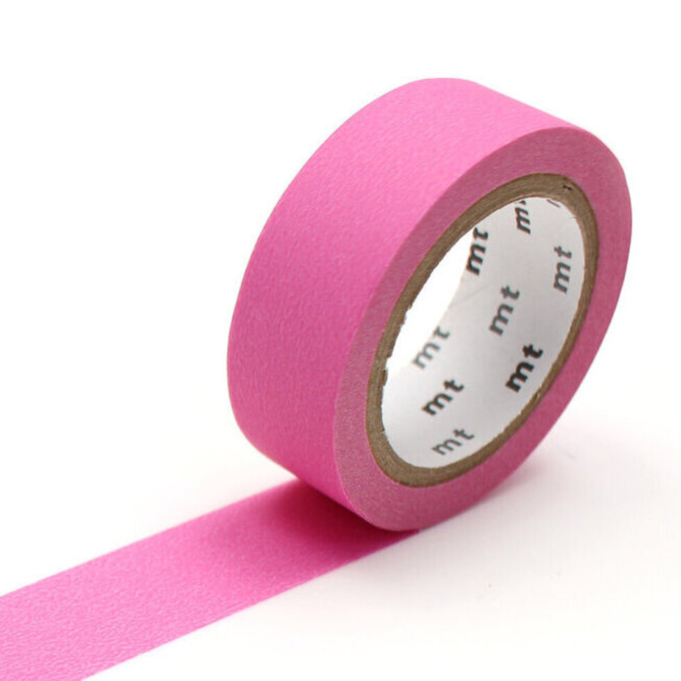Sweet Bella LLC - SWB 1 meter roll washi tape, matte pink