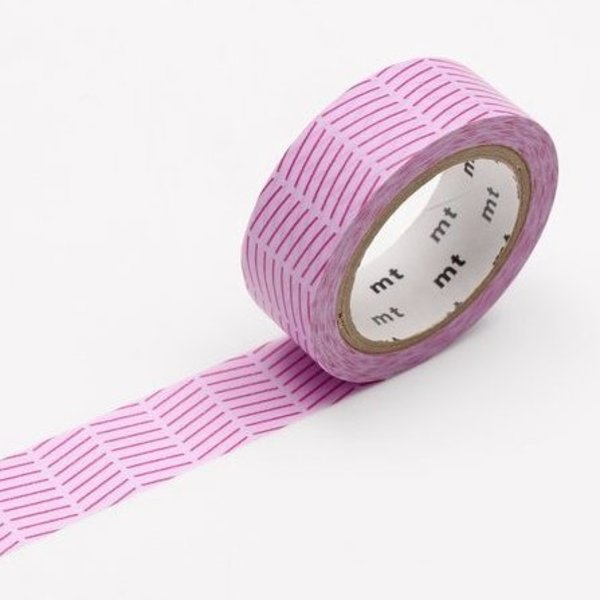 Sweet Bella LLC - SWB 1 meter roll washi tape, diagonal purple