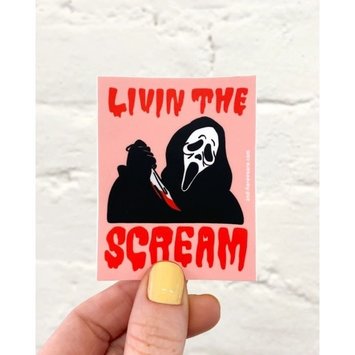 and Here We Are - AHW Livin' The Scream Sticker