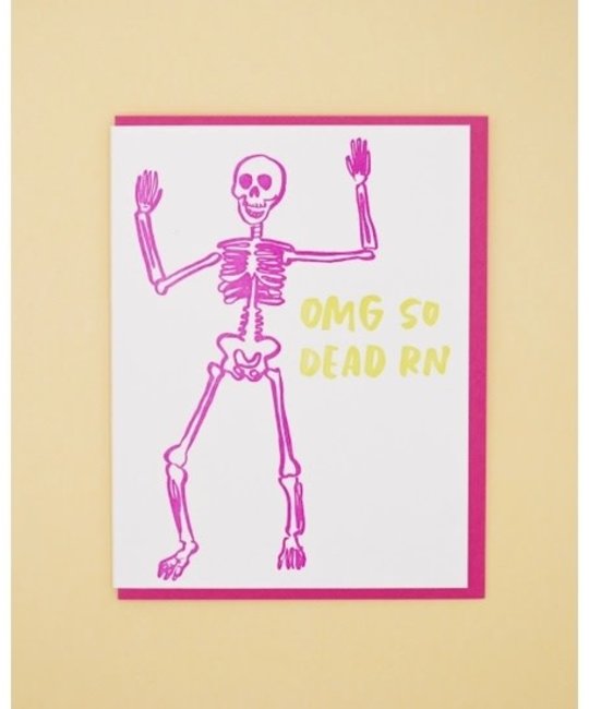 and Here We Are - AHW So Dead Skeleton Card