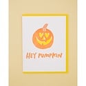 and Here We Are - AHW Hey Pumpkin Jack-o-lantern Halloween Card