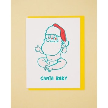 and Here We Are - AHW Santa Baby Christmas Card