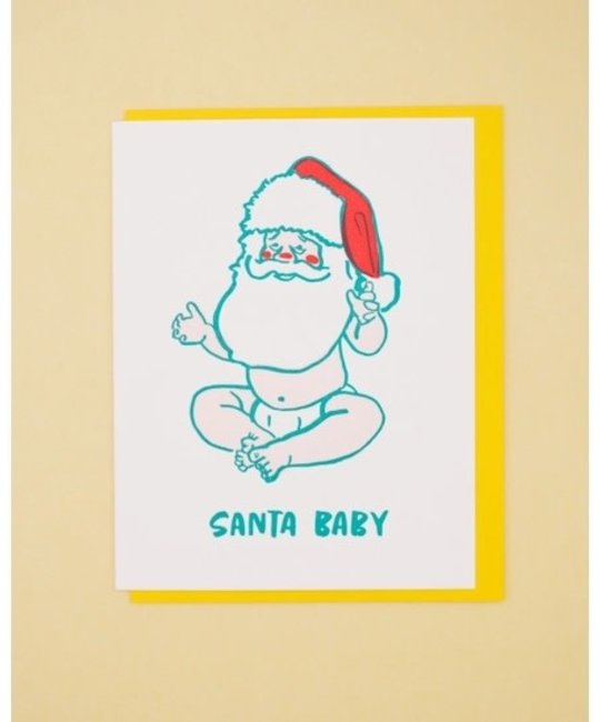and Here We Are - AHW Santa Baby Christmas Card