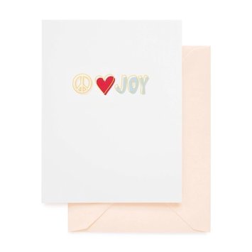 Sugar Paper - SUG Peace Heart Joy Holiday Card