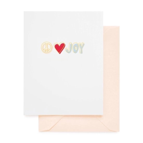 Sugar Paper - SUG Peace Heart Joy Holiday Card